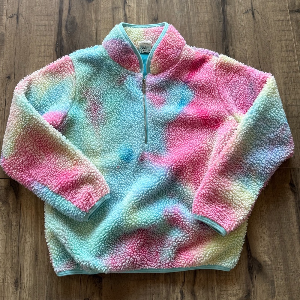 Kids Iscream Tie-Dye Fleece Jacket (L)